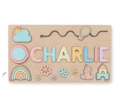 Personalized Baby Name Wooden Puzzle Toy